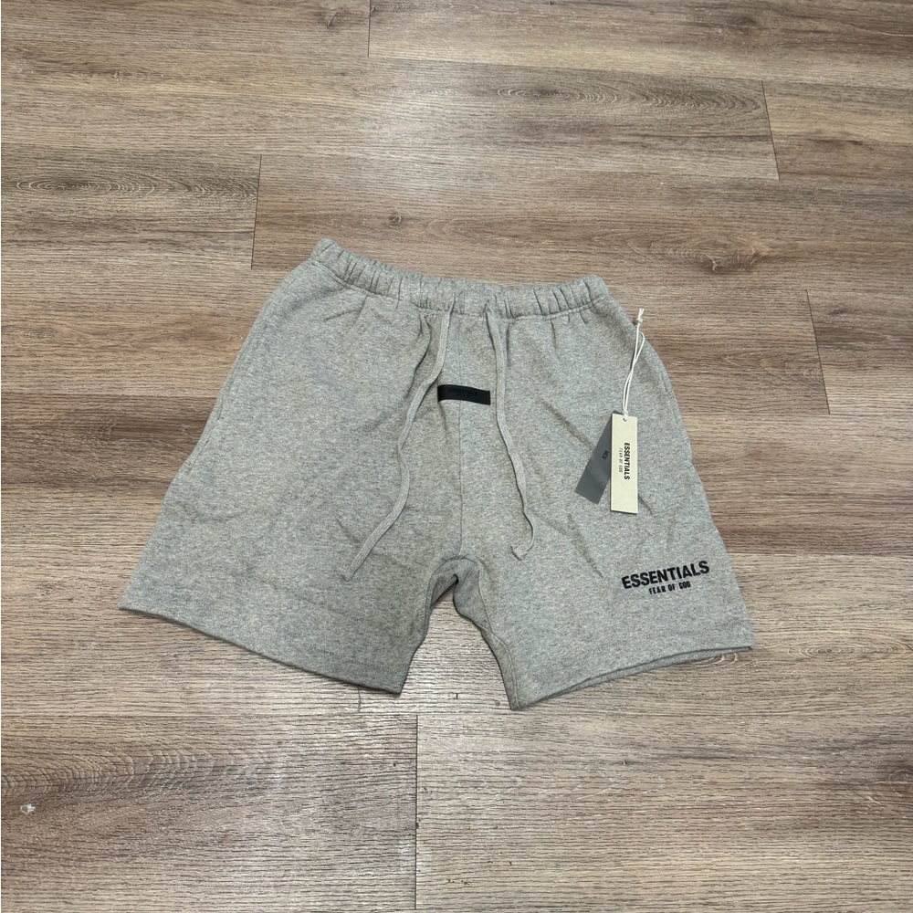 Essentials Heather Gray Men's Athletic Shorts